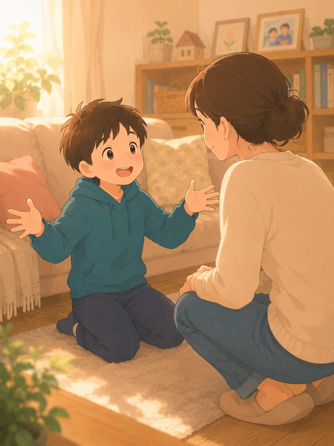 話を聞いてもらえる子どものイメージ